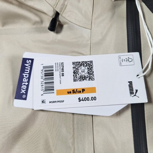 PUMA PUMATECH SYMPATEX JACKET GRANOLA AOP 537985 88 SIZE SMALL NWT - Picture 6 of 8